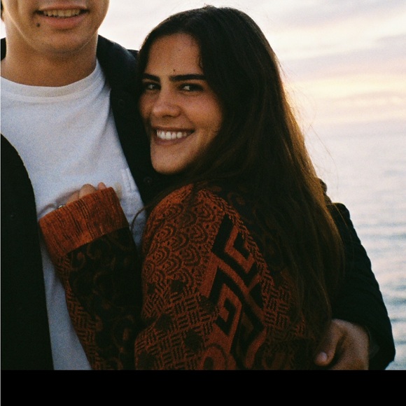 Vintage French Cropped Patchwork Red Jacket - Picture 2 of 8